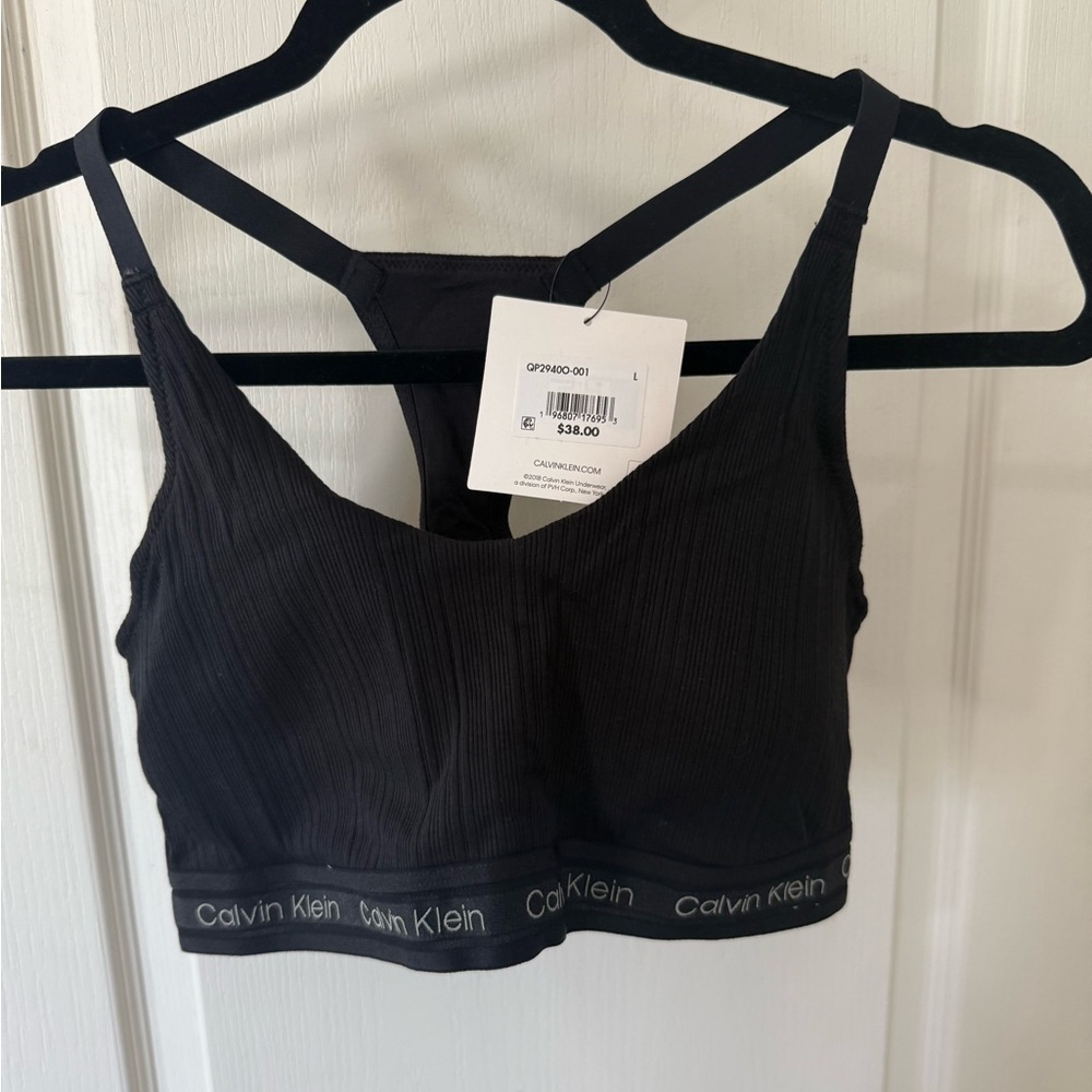 Calvin Klein Women's Charcoal Bralette